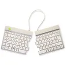 R-Go Split Break, geteilt, weiß, AZERTY BE – Bluetooth