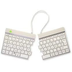 R-Go Split Break, geteilt, weiß, AZERTY BE – Bluetooth