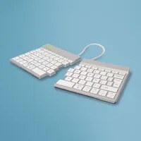 R-Go Split Break, geteilt, weiß, AZERTY BE – Bluetooth
