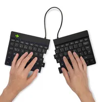 R-Go Split Break, geteilt, schwarz, AZERTY BE – Bluetooth