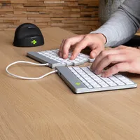 R-Go Split Break geteilte Tastatur, weiß – Bluetooth
