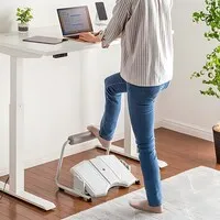 Twinco Relax-Fußstütze mit Beinstütze, grau
