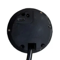 Ergopro Powerspot mit USB-A- und USB-C-Ladegerät sowie USB-C-Anschluss, Ø 60 mm, schwarz