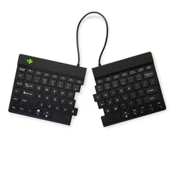 R-Go Split Break geteilte Tastatur, schwarz – Bluetooth