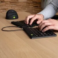 R-Go Split Break geteilte Tastatur, schwarz – Bluetooth
