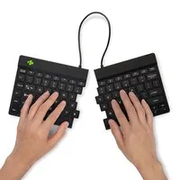 R-Go Split Break geteilte Tastatur, schwarz – Bluetooth