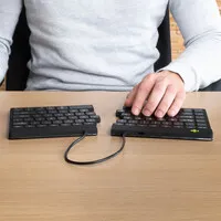 R-Go Split Break geteilte Tastatur, schwarz – Bluetooth