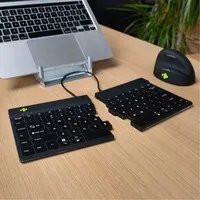 R-Go Split Break geteilte Tastatur, schwarz – Bluetooth