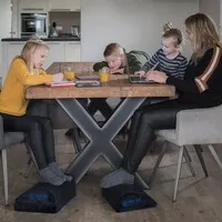 Blue Lion Lifestyle Weiche Fußstütze, teilweise rutschfest