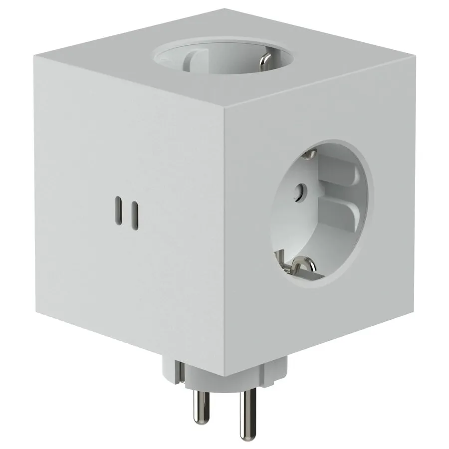 Avolt Square 2 Steckdosenleiste – Gotland Grey
