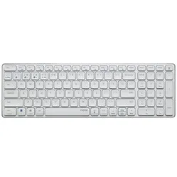 Rapoo E9350L kabellose kompakte Tastatur mit Ziffernblock weiß