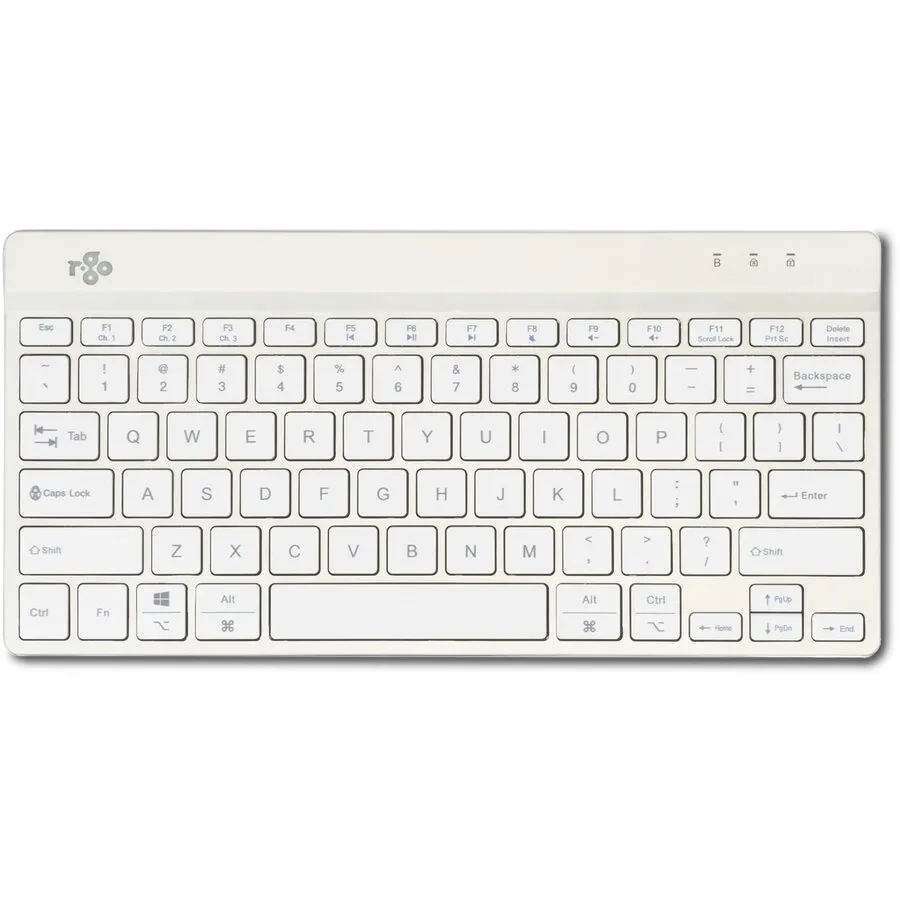R-Go Compact Break – weiße kabellose Tastatur