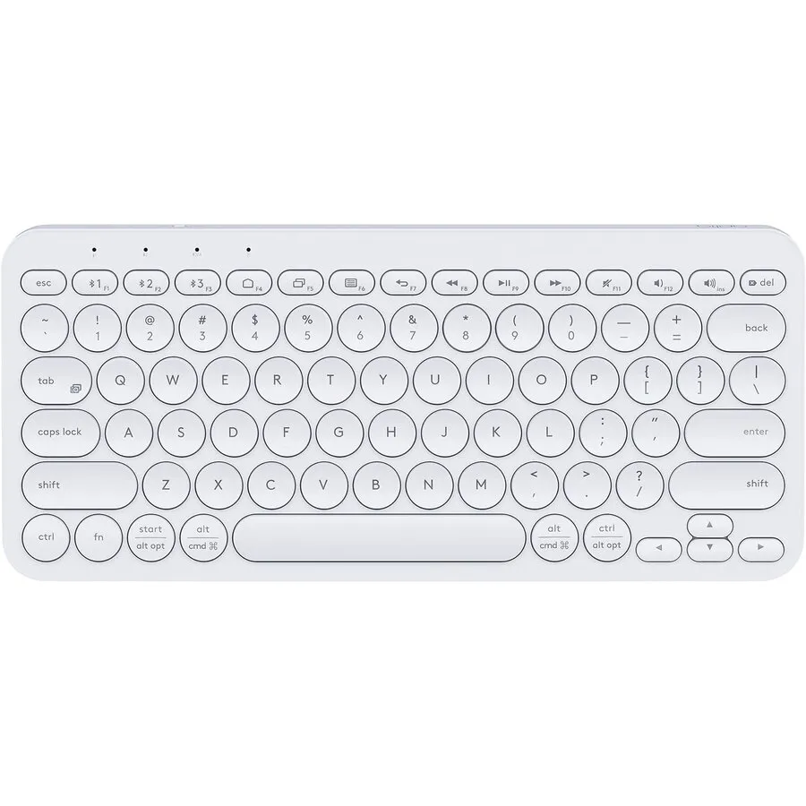 APTIQ Kompakte Tastatur für Windows und Mac – Weiß