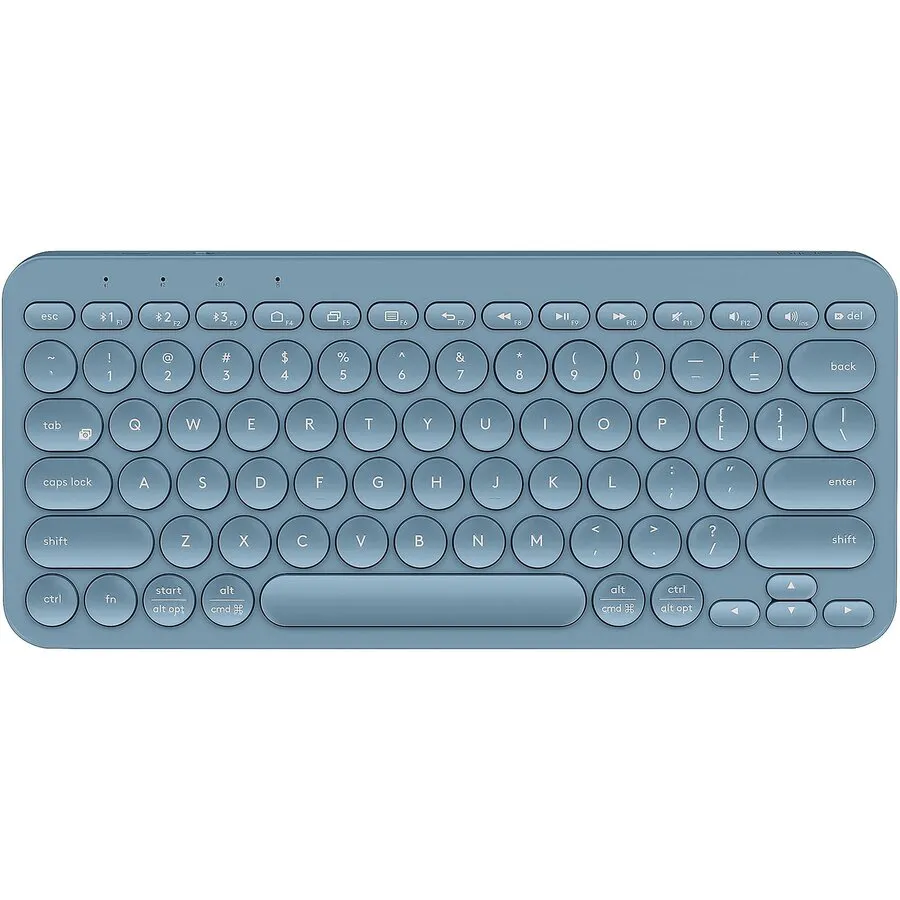 APTIQ Kompakte Tastatur für Windows und Mac – Blau