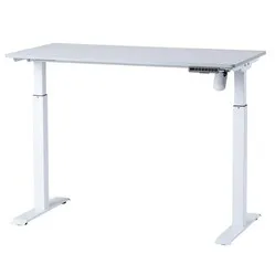 Sun-Flex® Easydesk Elite 1-Motor-Sitz-Steh-Schreibtisch (All-in-One-Paket) weiß