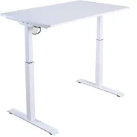 Sun-Flex® Easydesk Elite 1-Motor-Sitz-Steh-Schreibtisch (All-in-One-Paket) weiß