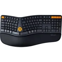 Delux Ergonomic Split Plus – kabellose geteilte Tastatur