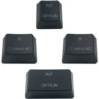 Kinesis Freestyle Edge Mac-Tastenkappen ABS lasergraviert (4 Stück)