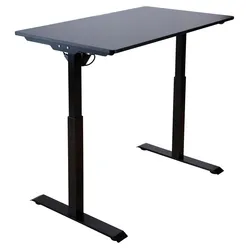 Sun-Flex® Easydesk Elite 1-Motor-Sitz-Steh-Schreibtisch (All-in-One-Paket) schwarz