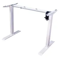 Ergopro 1-Motor-Sitz-Steh-Schreibtischgestell, weiß