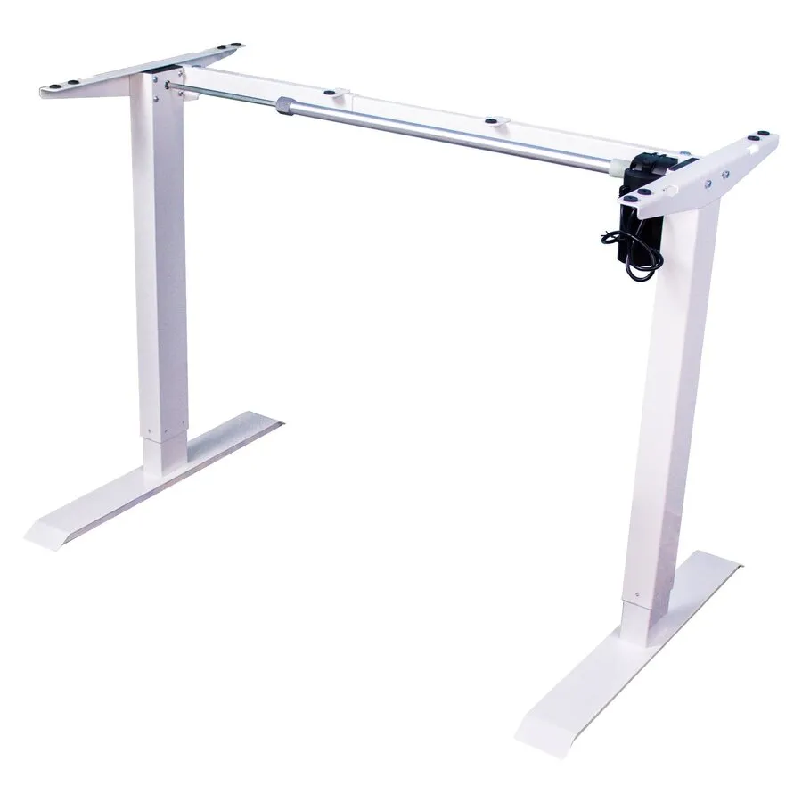 Ergopro 1-Motor-Sitz-Steh-Schreibtischgestell, weiß