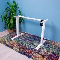 Ergopro 1-Motor-Sitz-Steh-Schreibtischgestell, weiß