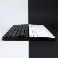 Keychron Low Profile Double Shot PBT Tastenkappen für K1 (V5), K1 SE, K3, K5, K5 SE und K7 weiß