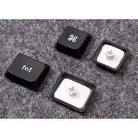 Keychron Low-Profile-Double-Shot-PBT-Tastenkappen für K1 (V5), K1 SE, K3, K5, K5 SE und K7, schwarz