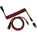 Keychron Premium Coiled Aviator Kabel - Rot