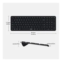 Rapoo E9310M Multimode-Funktastatur, schwarz