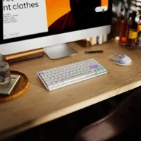 Rapoo A83 Air mechanische kabellose Tastatur weiß