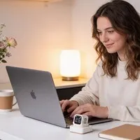 DeltaHub FlowTimer Pomodoro-Timer – weiß