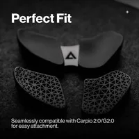 DeltaHub Carpio AirRest Ersatz-Handballenauflagen-Pads - schwarz