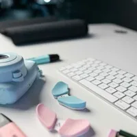 DeltaHub Carpio Ersatz-Handgelenkstütz-Pads - rosa