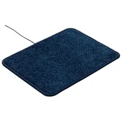 Heatek Beheizte Fußmatte 100 x 50 cm – Marineblau