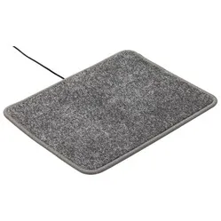 Heatek Beheizte Fußmatte Misty Grey – 90 x 40 cm