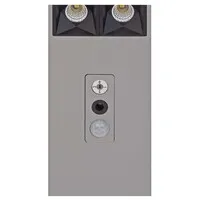 Maul MAULsirius LED-Stehleuchte colour vario sensor dimmbar silbergrau