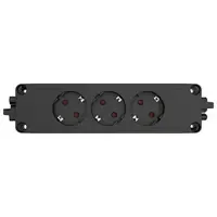 Fellowes Power Block 2.0 - 3x 230V Steckdosenleiste schwarz