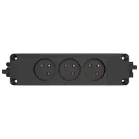 Fellowes Power Block 2.0 - 3x 230V Steckdosenleiste schwarz