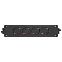 Fellowes Power Block 2.0 - 4x 230V Steckdosenleiste schwarz