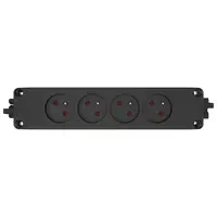 Fellowes Power Block 2.0 - 4x 230V Steckdosenleiste schwarz