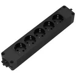 Fellowes Power Block 2.0 - 5x 230V Steckdosenleiste schwarz