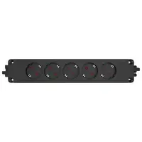 Fellowes Power Block 2.0 - 5x 230V Steckdosenleiste schwarz