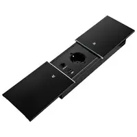 Fellowes Desk In Slide - 2x Strom, USB-A/C, HDMI & Cat6A schwarz