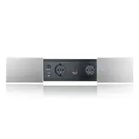 Fellowes Desk In Slide - 2x Strom, USB-A/C, HDMI & Cat6A silber