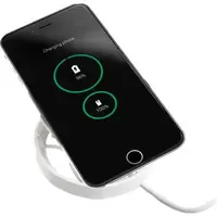 Fellowes AC Qi Power-Spot kabelloses Einbau-Ladegerät 15 W mit USB-A und USB-C Ø60 mm weiß