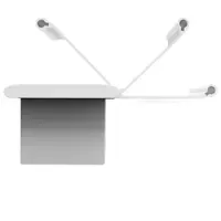Fellowes Desk In Cover - 3x Strom weiß