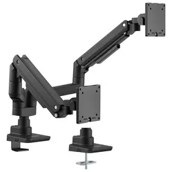 Ergopro Heavy Duty Doppel-Monitorarm mit Gasfeder - schwarz