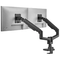 Ergopro Heavy Duty Doppel-Monitorarm mit Gasfeder - schwarz