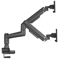 Ergopro Heavy Duty Doppel-Monitorarm mit Gasfeder - schwarz